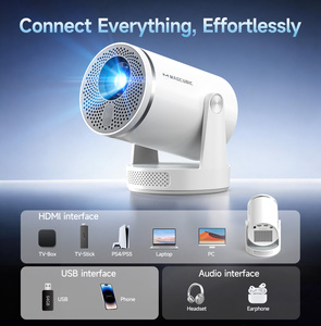 Projecteur Portable 2026 Android 14 HY320 Pro 1080P 300 Lumens 8K WiFi 6 BT5.4 avec Auto Focus, Correction Trapézoïdale et Évitement d'Obstacles - Product Image 6