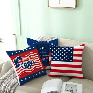 2024 America Pentagram Throw Pillow Covers USA 4th of July Independence Day