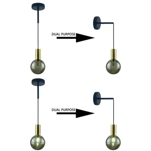 Hiện Đại Bắc Âu Glass bóng bàn ăn ánh sáng thủy tinh trần chiếu sáng lịch thi đấu trong nhà LED mặt dây đèn