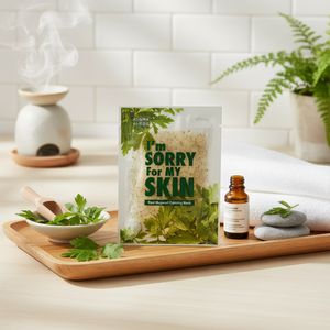 Ultru Quality Real Mugwort Calming Mask Sheet 1 Sheet for Skin Care I'm Sorry for My Skin - Product Image 3