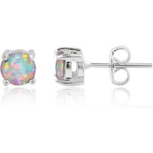 Pendientes de Ópalo YASHEE, Plata de Ley, para Uso Diario, Cristal Curativo de Chakra, Engaste de Garra, Joyería para Mujer - Product Image 1