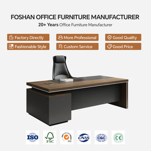Modern Managers Office Chairman <strong>Desk</strong> Administrative <strong>Table</strong> Leadership <strong>Desk</strong> - Product Image 2
