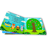 Livre audio d'apprentissage personnalisé pour enfants Livre de son personnalisé multi-boutons Cartoon en différentes langues Livre audio pour enfants