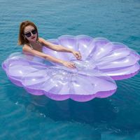 Nouveau design de chaise longue gonflable pour la plage et la piscine, matelas pneumatique en PVC pour les excursions fluviales