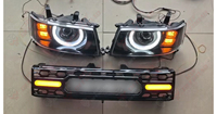 Faros Delanteros LED DRL con Señal de Giro Dinámica para Toyota Probox 2003 2004 2005 2006 2007 2008 2009