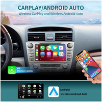 Écran de voiture stéréo DSP Android 13 avec GPS intégré, CarPlay sans fil RGB, Android Auto pour lecteur multimédia pour Camry 2007-2011