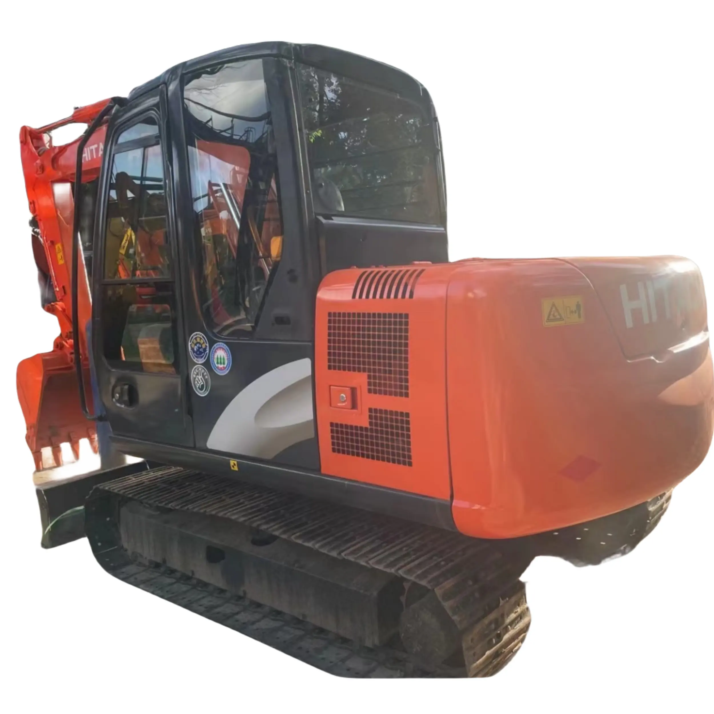 Хит продаж, использованный экскаватор HITACHI ZX60 6Ton, японский мини-экскаватор ZX60, распродажа во дворе