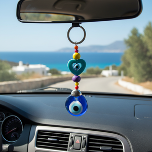 Ornement Mauvais Yeux en Verre 3X14 cm Porte-clés & Mousquetons Promotionnels - Product Image 3