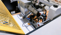 Machine de plastification intelligente entièrement automatique 25 m/min, machine de plastification hydraulique pour papier