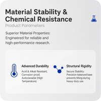Support de tubes à essai en plastique PP durable, multi-trous, de qualité médicale, pour laboratoire scientifique, personnalisé OEM, vente en gros