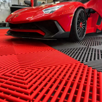 Dalles de terrasse modulaires rigides et colorées en PP, antidérapantes, imperméables, pour garage moderne, tapis de sol intérieur, pour voiture, garantie 5 ans