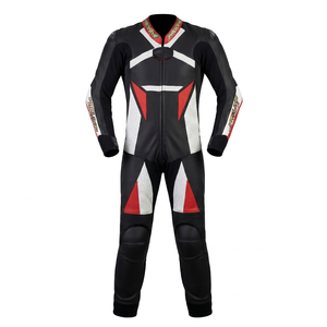 Combinaison de course professionnelle pour homme, 1 pièce, en cuir de vache véritable/cuir de kangourou, sur mesure, avec combinaison intégrale/traje niveau 2 CE - Product Image 1