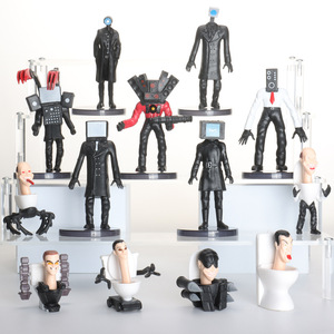 Titan TV Man Figurine Speaker Monitor Clock Vs Toilet Toy <b>Model</b> Action Figures 14 Years Up Unisex Static <b>Model</b> - Product Image 4