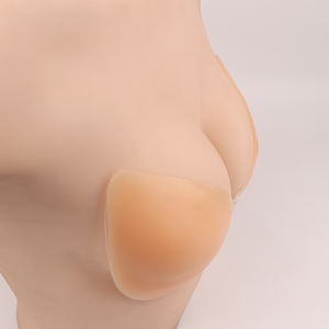 Nueva llegada forma de gota engrosamiento mujeres acolchado superior elástico <span class=keywords><strong>sin</strong></span> costuras <span class=keywords><strong>Bandeau</strong></span> pezón cubierta Crop <span class=keywords><strong>sin</strong></span> tirantes <span class=keywords><strong>sujetador</strong></span> de silicona líquida - Product Image 4