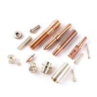 Tornillos de latón para banjo, mecanizado CNC torneado-fresado, conductos de fluido huecos de cobre personalizados
