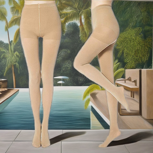 Cao Eo <span class=keywords><strong>20</strong></span>-30 <span class=keywords><strong>Mmhg</strong></span> Tốt Nghiệp Nén Vớ Pantyhose Nhiệt Spandex Chất Liệu Cho Giãn Tĩnh Mạch Phù Ddema DVT Y Tế Sử Dụng - Product Image 2