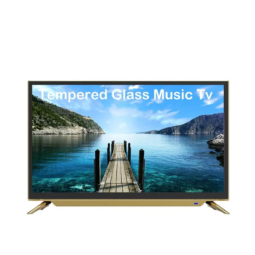 Amaz OEM çift cam müzik tv A sınıf paneli full hd uhd 65 inç 4K 8k oled lcd led akıllı tv televizyon