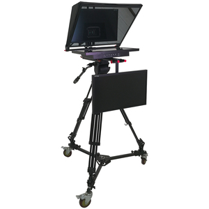 Teleprompter TY21G2 con Pantalla Dual de 21 Pulgadas Integrada, con Trípode con Ruedas PTZ, Control Remoto Inalámbrico, para Transmisión en Vivo y Discursos - Product Image 1