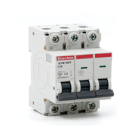 6ka 2p 250v Miniature Disjoncteur KEMA 3p Din Rail DC Mini Disjoncteurs
