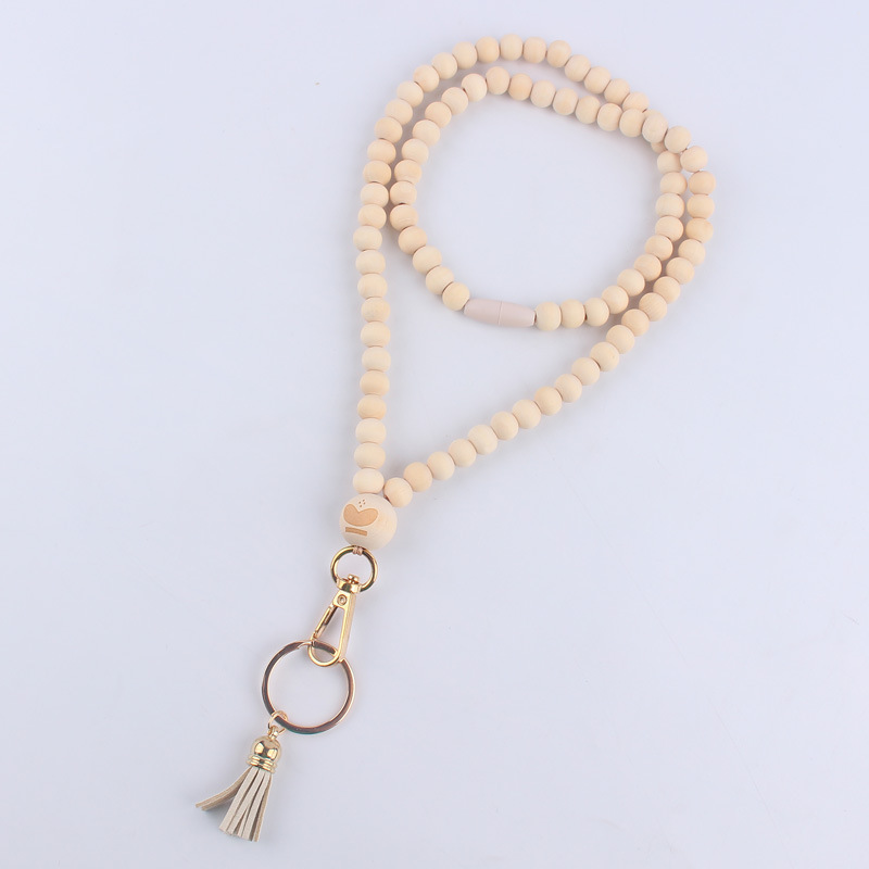 Minimalist Crystal Badge Lanyard I.D. Holder Chain Handmade Durable Phone Accessory Keychain Accessories Gift Best