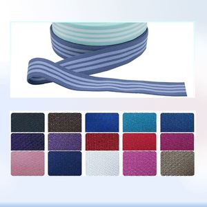 Bande élastique personnalisée en jacquard pour sous-vêtements, ceinture en tissu recyclé, type Y, ouverture latérale, nylon pour femme, ceinture plate élastique - Product Image 4