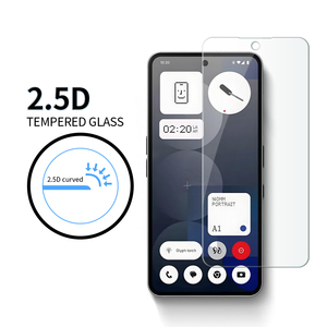 Bouclier en verre trempé 9H avec trou pour appareil photo, protecteur d'écran résistant aux chocs pour Nothing Phone 3a/3a <span class=keywords><strong>Pro</strong></span> - Product Image 4