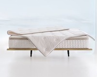 Protège-matelas personnalisé en gros pour hôtel ou maison – Surmatelas en mousse à mémoire de forme massante, tailles King, Queen, Double
