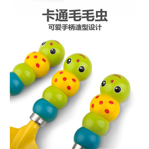 Ensemble de 3 outils de jardin Caterpillar pour enfants, pour la plantation en plein air et les jeux de sable - Product Image 5