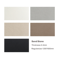 Panneau flexible grand format en pierre MCM à texture ciselée, imperméable et pliable pour la décoration murale intérieure, échantillons gratuits