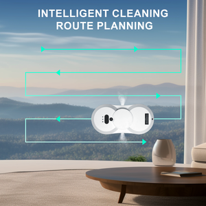 Robot nettoyeur de vitres pratique, adaptateur de corde de sécurité, manuel d'utilisation fourni, adapté aux bâtiments commerciaux, vente en gros disponible - Product Image 5