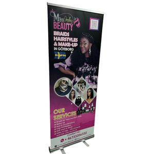 ZJ ZJ-r Özel Ayarlanabilir Geniş Tabanlı Roll-Up Banner Standı Reklam Etkinlikleri ve Promosyonlar için - Product Image 4