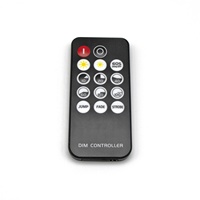Nouvelle télécommande DC5-24V RF Mini 14 touches couleur unique Mini contrôleur LED couleur unique pour bande lumineuse LED