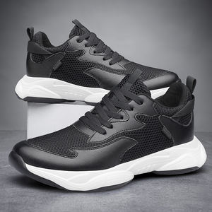 Zapatillas Deportivas Casuales para Hombre con Aumento de Altura de 6.8cm, Malla Transpirable, con Cordones, Estilo Moderno, para Correr, Nueva Colección de Primavera - Product Image 5