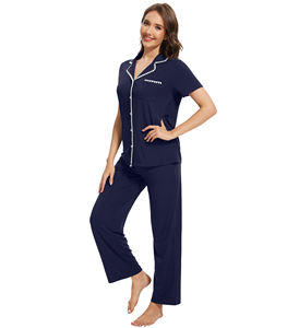Conjunto de Pijama para Mujer, Envío Inmediato, Liquidación, Precio Bajo, Ropa de Dormir de Bambú, Se Aceptan Pedidos de una Sola Pieza, Envío No Incluido - Product Image 4