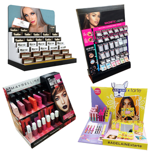 Cửa hàng bán lẻ sản phẩm làm đẹp trang điểm giá điểm bán các tông sóng quảng cáo Son môi hiển thị mỹ phẩm đứng - Product Image 4