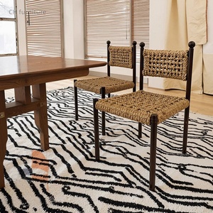 Meubles de salle à manger d'extérieur modernes personnalisés, table et chaises en rotin de haute qualité - Product Image 1