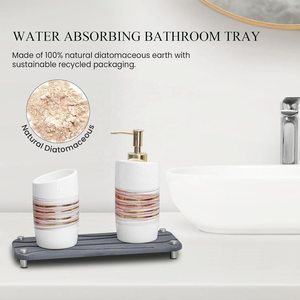 Diatomite eco-friendly materassino asciugatura minimalista portabicchieri per cucina bagno lavello-asciugatura rapida spazzola spazzolino da denti - Product Image 6