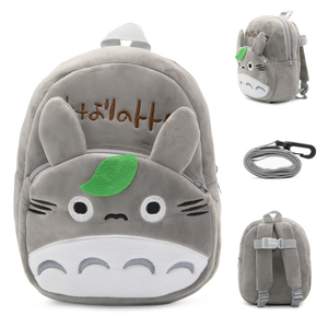 Fluffy Plush <b>Cartoon</b> <b>Backpack</b> for Kids with Zipper Closure Unisex Design - Product Image 2