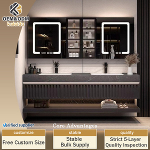 Mueble <span class=keywords><strong>de</strong></span> Baño y Cocina <span class=keywords><strong>de</strong></span> Madera Maciza Kaleido 2026 OEM <span class=keywords><strong>de</strong></span> Lujo, Personalizado, <span class=keywords><strong>de</strong></span> <span class=keywords><strong>Segunda</strong></span> <span class=keywords><strong>Mano</strong></span>, con Espejo y Cajonera <span class=keywords><strong>de</strong></span> Plástico - Product Image 1