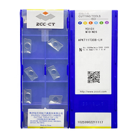 ZCC CT APKT Milling Inserts YD101 APKT11T308 LH Carbide Inserts Acme Thread Turning Carbide Inserts for Aluminum Processing