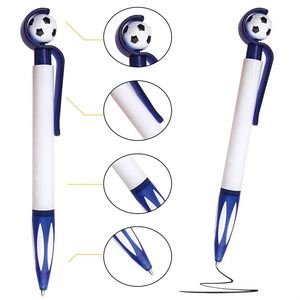 Custom Promotional School Novelty Plastic Soccer <b>Pen</b> Gifts Fun Sport Football Shape <b>Retractable</b> Ballpoint <b>Pen</b> - Product Image 3