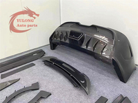 Pour Porsche Panamera 970 mises à niveau M style fibre de verre ou semi-carbone pare-chocs avant pare-chocs arrière capot d'aile arrière