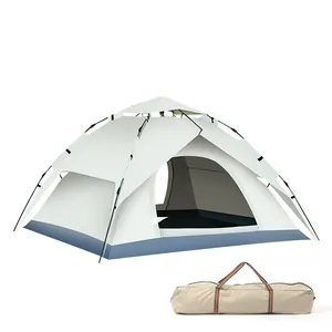 Yeni tasarım çadır kamp açık 3- 4 kişi su geçirmez lüks aile kamp seyahat çadır açık kamp