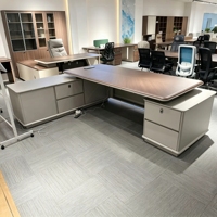 Nouveau bureau de patron à la mode Mobilier de bureau de vente directe de l'usine Directeur général Bureau de direction