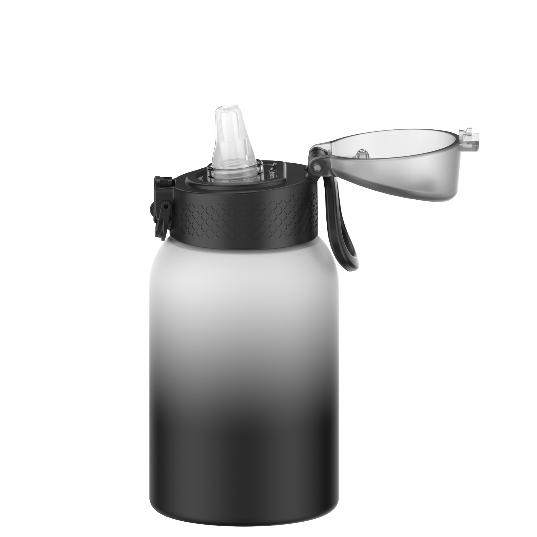 White black straw
