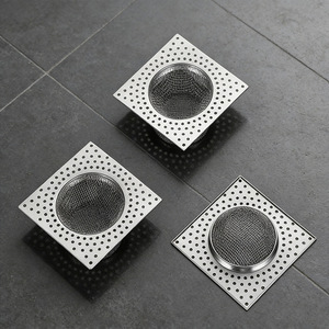 Floor <b>drain</b> filter screen, sewer anti-hair <b>drain</b> cover, <b>bathroom</b> floor <b>drain</b> sticker, hair-proof and anti-clogging floor <b>drain</b> - Product Image 3