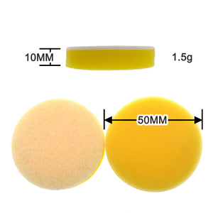2Inch to 6inch Yellow Short Hook Loop Soft Cushioning Protecting Pad Sponge Protection <strong>Interface</strong> Pad for Sander Polishing - Product Image 4