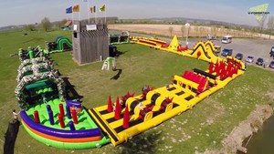 Pista de obstáculos para adultos, pista inflable para Parque grande - Product Image 2