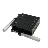 C & K Garantía de calidad 100mm Etapa lineal manual Mesa deslizante Etapas XY Ajuste Etapa de posicionamiento para instrumentos de prueba