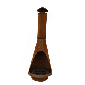 Chimenea Alta para Jardín, Nueva, de Acero, para <span class=keywords><strong>Leña</strong></span>, con Palo para Chimenea - Product Image 3